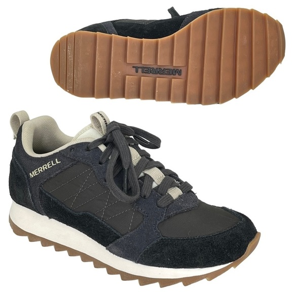 Merrell Alpine Dark Navy Leather Womens Sneakers Size 5M NWOB - Picture 10 of 10